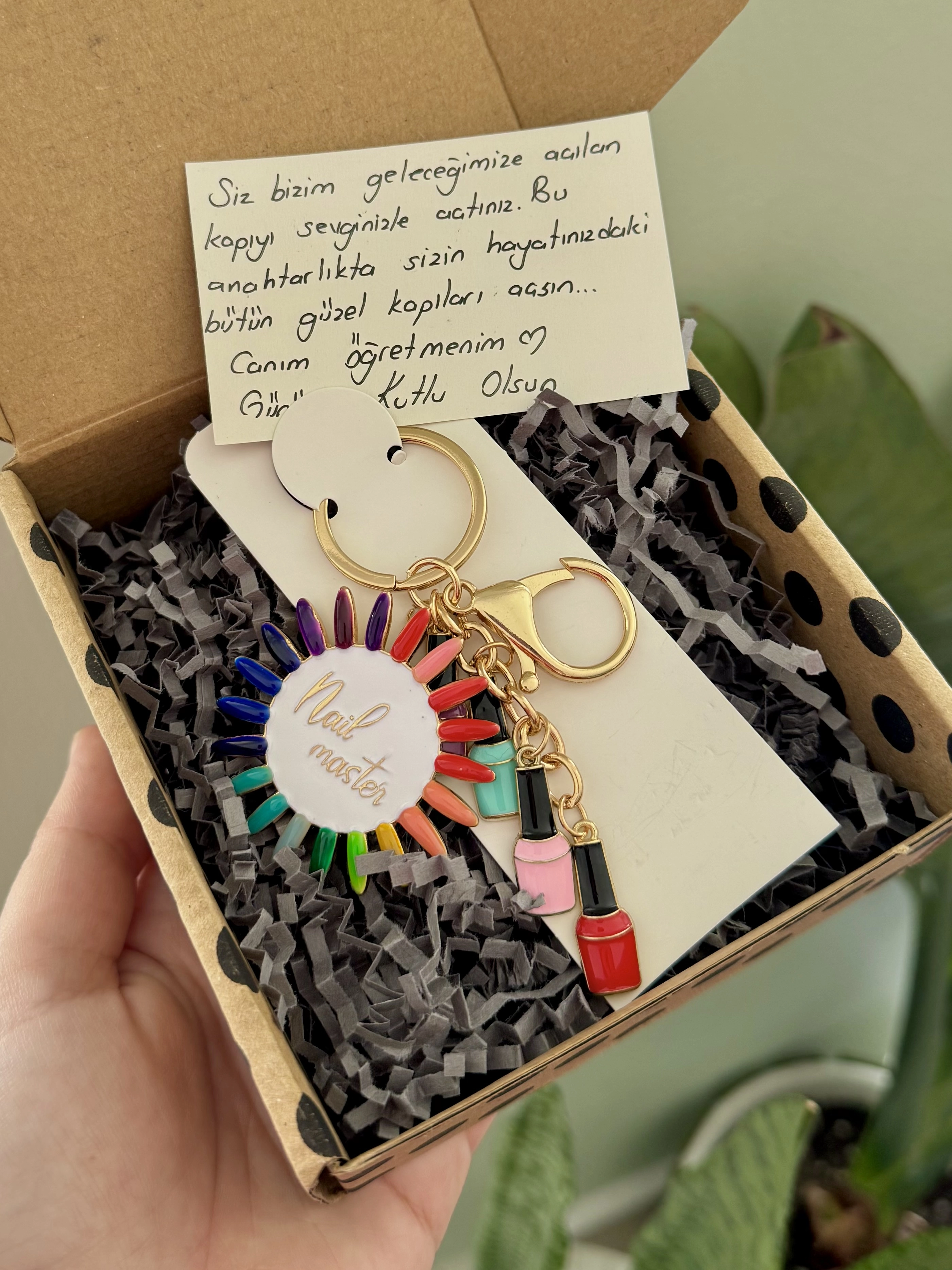 Nail Master Süslü Anahtarlık